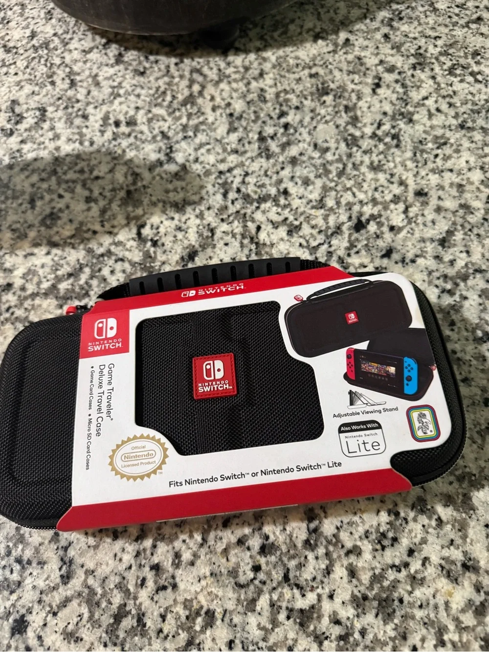 Nintendo Red and Black Game Traveler Deluxe Travel Case